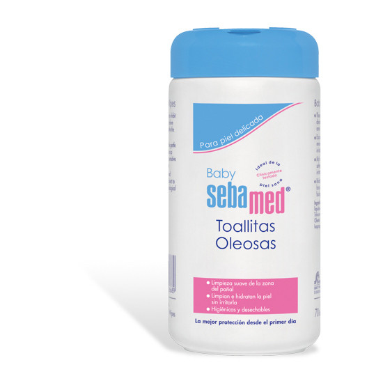 Imagen de Sebamed Baby toallitas oleosas  70 ud