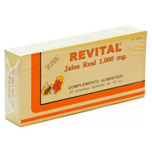 Imagen de REVITAL JALEA REAL VITAM 20 VIALES BEBIB