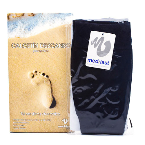 Imagen de CALCETIN MEDILAST NEGRO T.EXTRAGDE.R.300