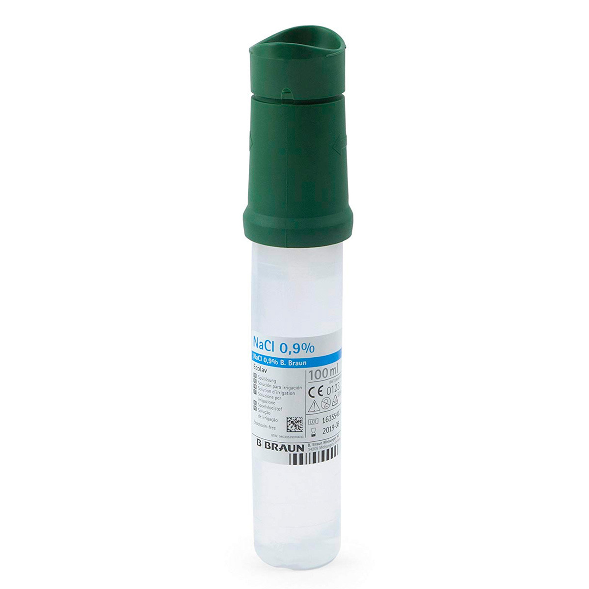 Imagen de Nacl cloruro sodico 0,9% 100 ml ecolav