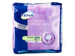 Tena Silhouette blanco cinta baja T/G 10