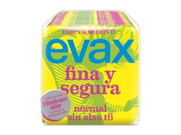 Evax compresas fina y segura normal 16 und