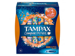 Tampax compak pearl tampones con aplicador super plus 16u