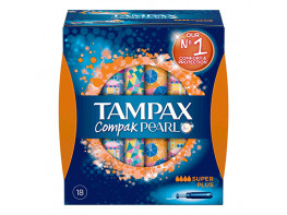 Tampax compak pearl tampones con aplicador super 16u